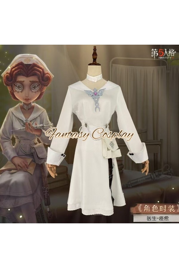 Identity V Doctor Emily Dyer Recovery White Cosplay Costume